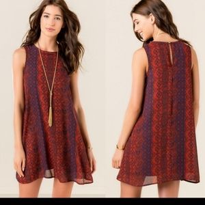Alya Sleeveless Tunic Shift Dress Size Small